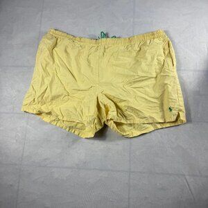 Polo Sport Ralph Lauren‎ Swim Trunks Mens Yellow Embroidered Pony Logo Size XL